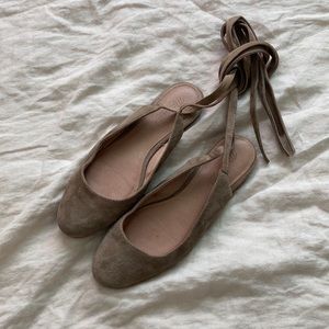 Made well lace up flats